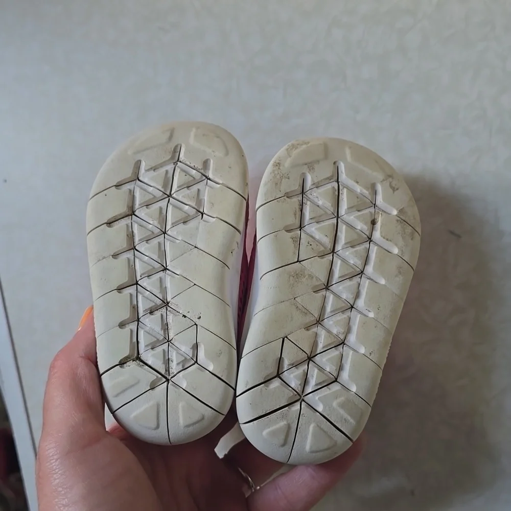 Pink and gray‎ Nike sneakers size 4C